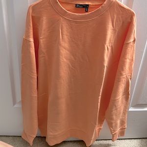 Asos oversized orange sweatshirt size us4